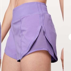 Lulu lemon attack the track shorts, enchanted iris